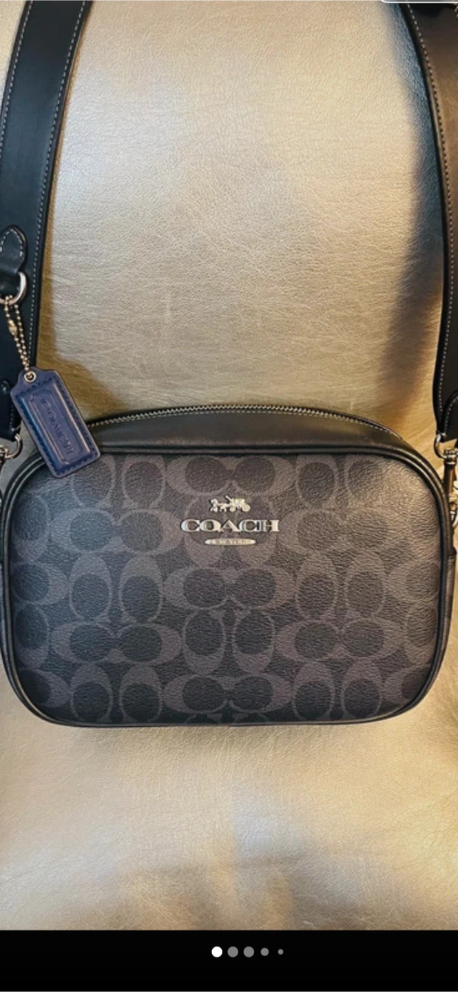 Authentic Coach Camera Bag - Black Signature