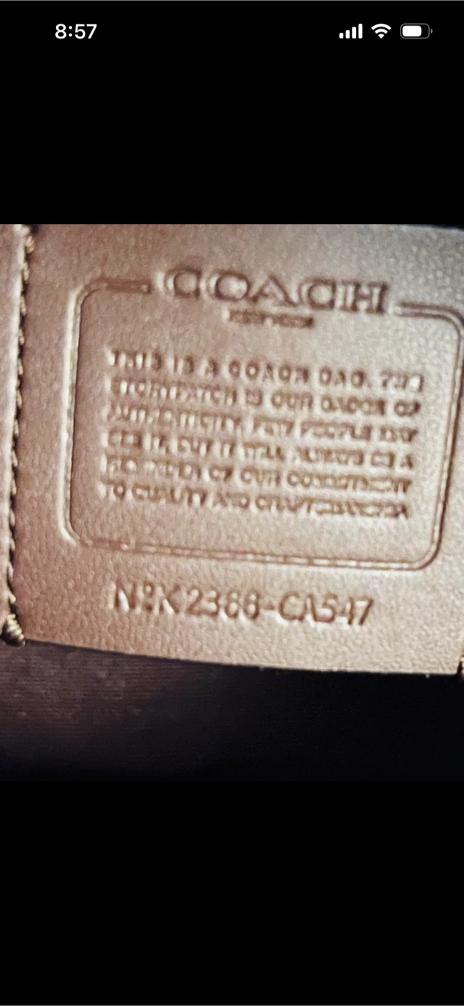 Authentic Coach Camera Bag - Black Signature - photo 4