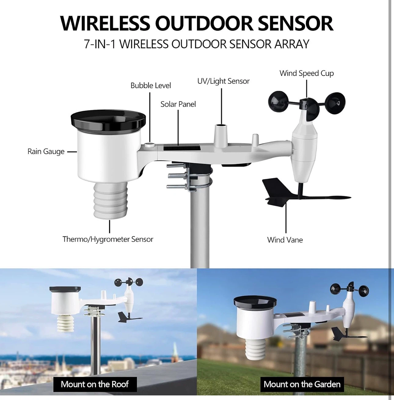 Professional Wifi Console Weather Station with LCD - photo 4