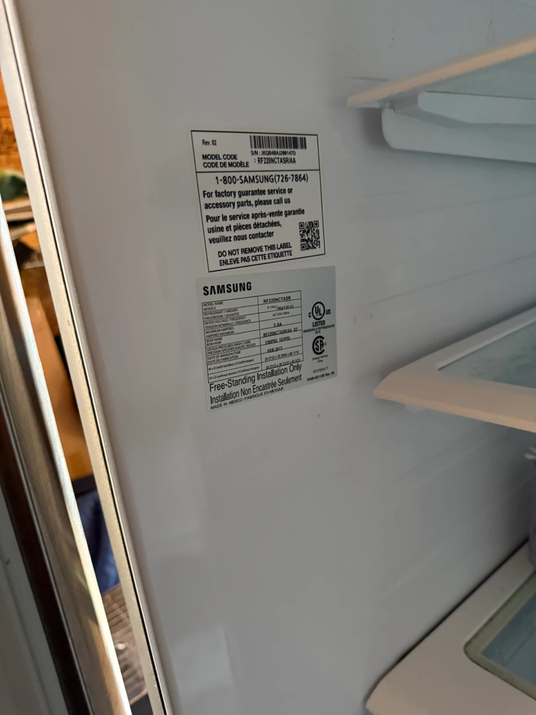 Samsung French Door Refrigerator RF27T5201SR - photo 2