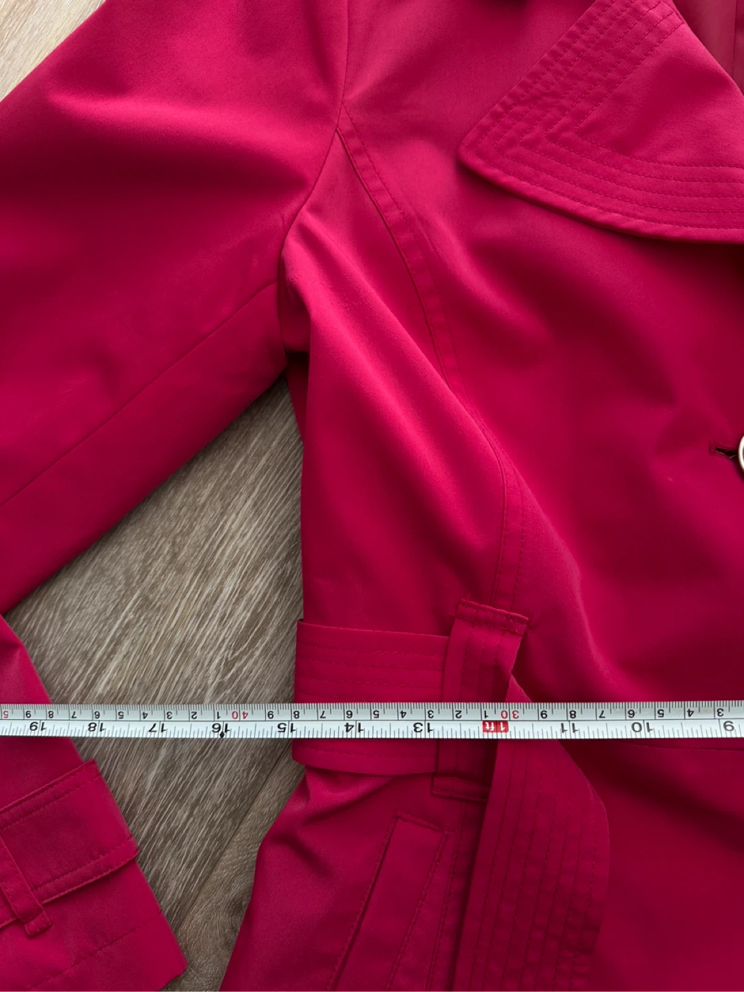 London Fog Pink Trench Coat S - photo 3