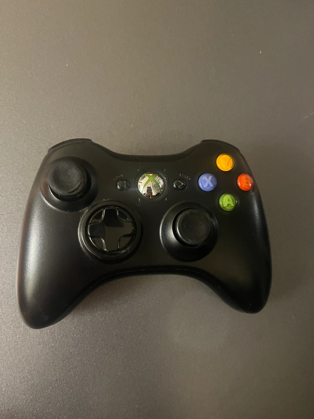 Black Xbox 360 Wireless Controller