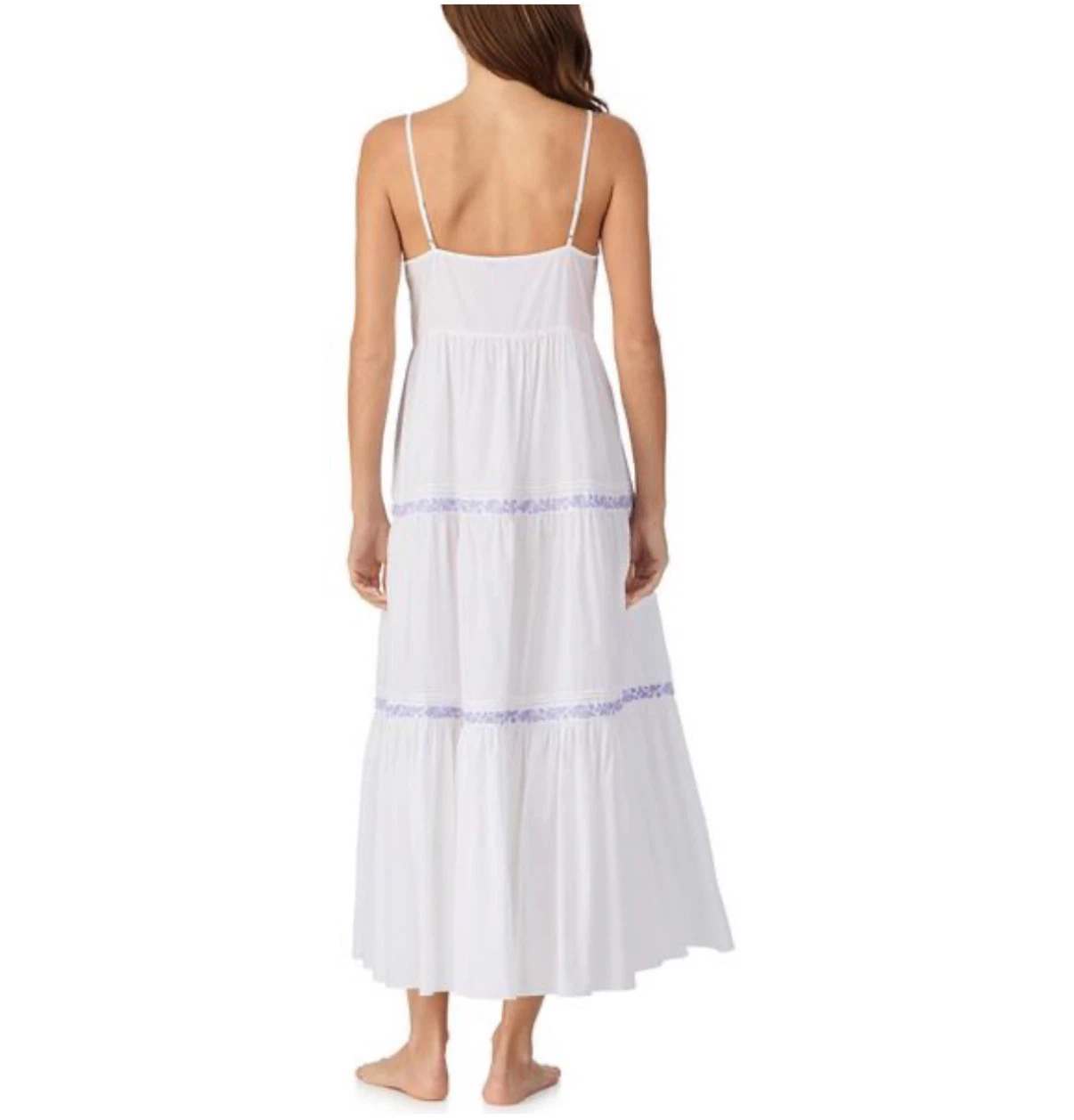 Eileen West White Floral Maxi Nightgown - photo 2