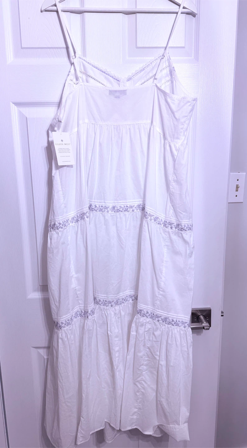 Eileen West White Floral Maxi Nightgown - photo 5