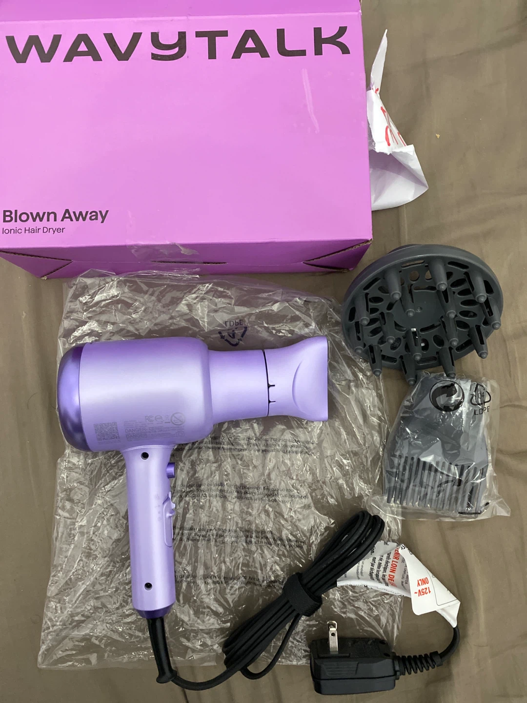 WavyTalk Ionic Hair Dryer - Purple - photo 2