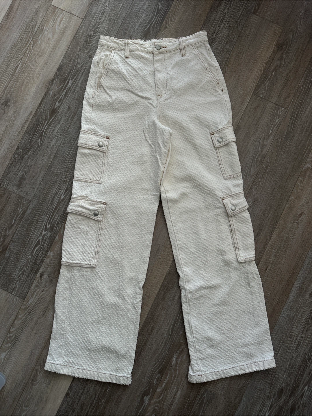 BLANKNYC The Franklin Cream Cargo Pants Size 26