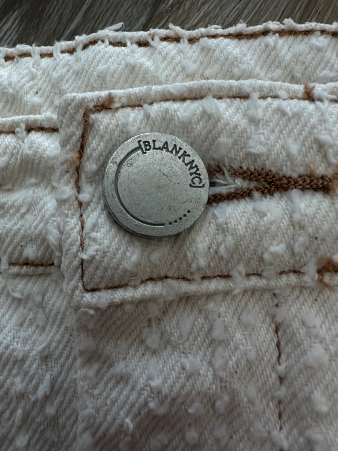 BLANKNYC The Franklin Cream Cargo Pants Size 26 - photo 2