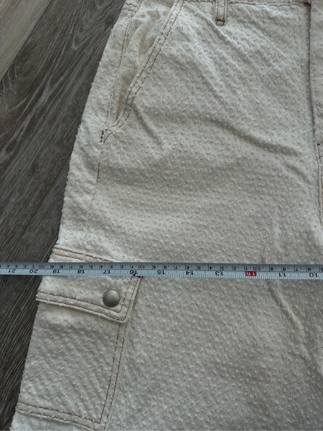 BLANKNYC The Franklin Cream Cargo Pants Size 26 - photo 5