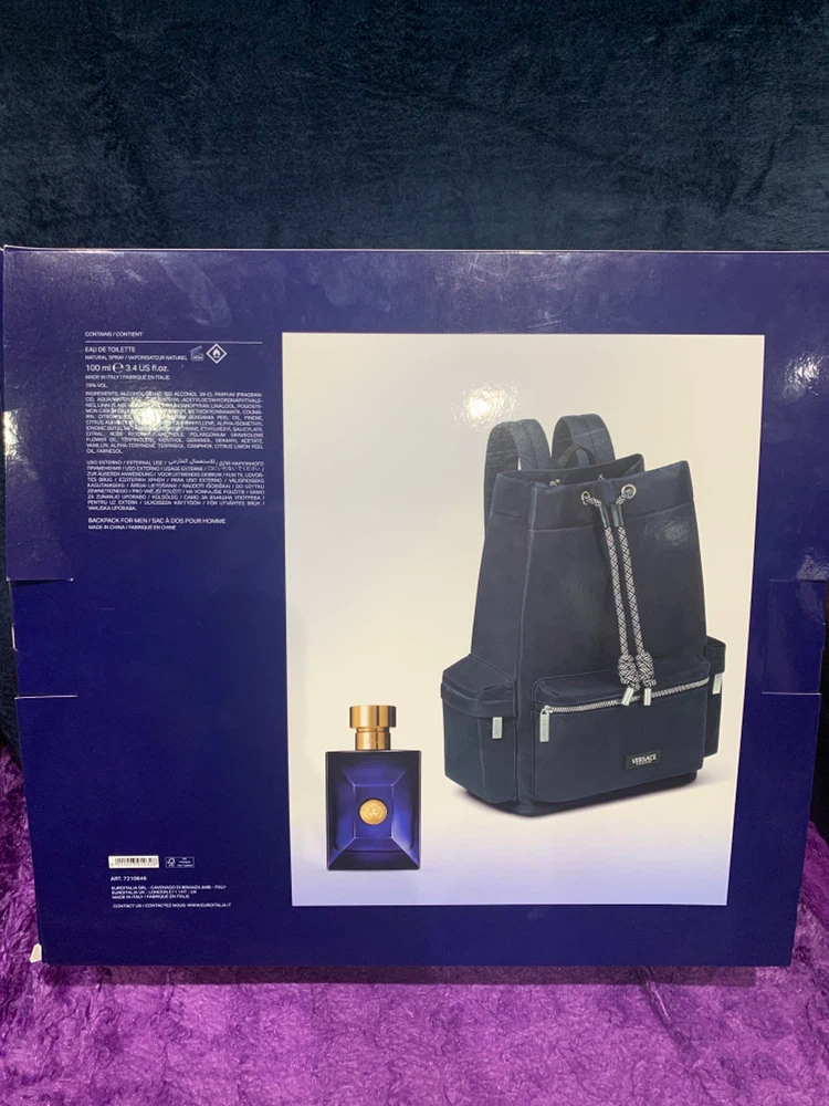 Versace Dylan Blue Pour Homme Eau de Toilette & Backpack Set - photo 2