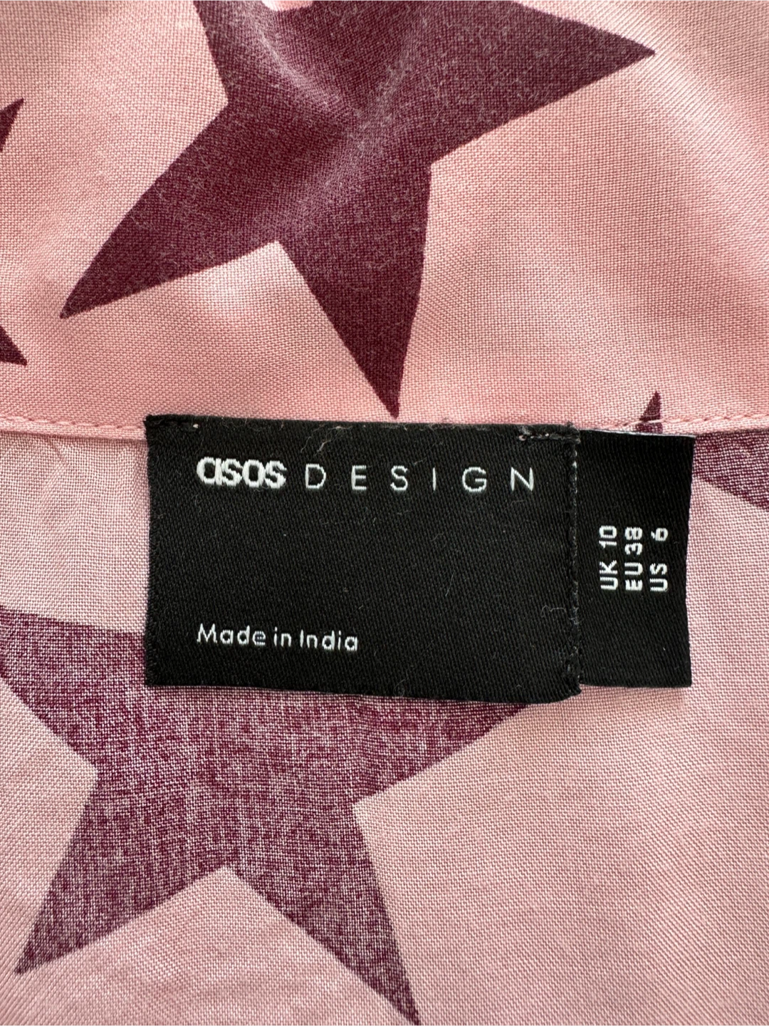 ASOS DESIGN Pink Star Pajama Set - photo 2