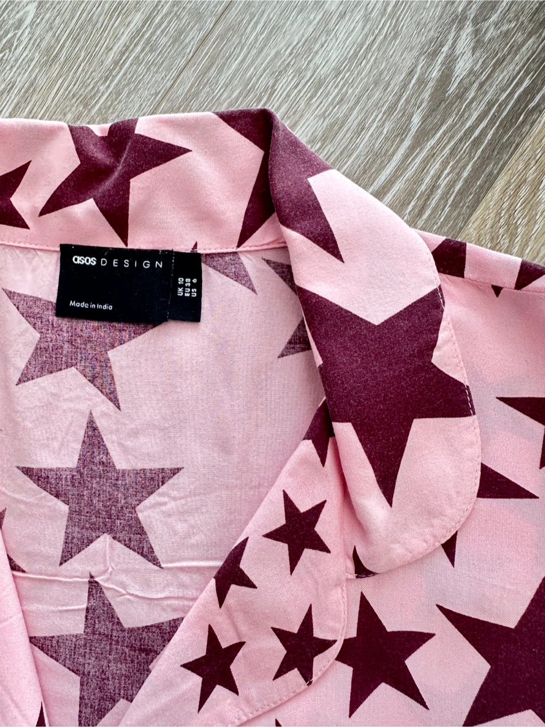 ASOS DESIGN Pink Star Pajama Set - photo 3
