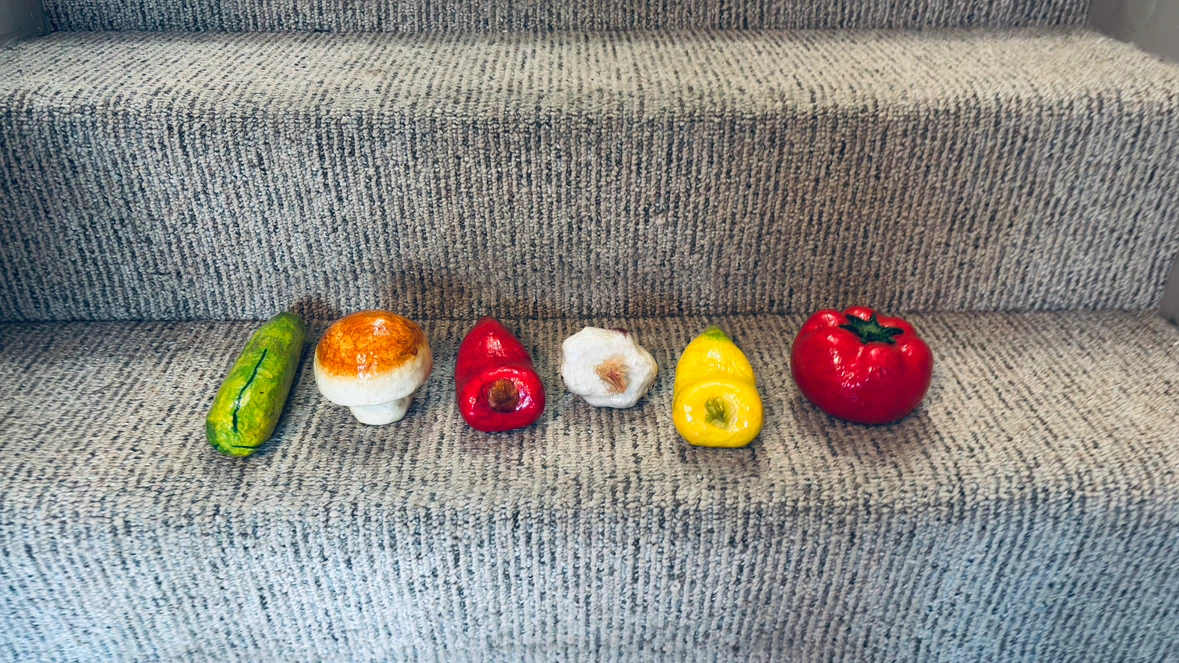 Handmade Vegetable Figurines