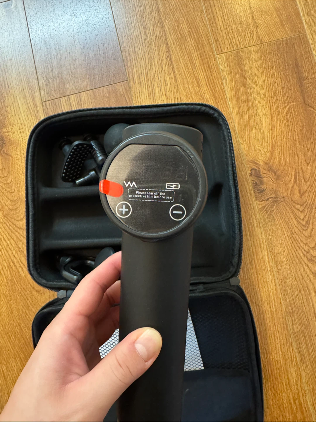 (Mint)AERLANG Massage Gun with Attachments and Case - photo 4