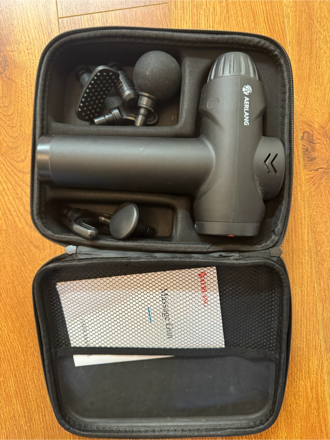 (Mint)AERLANG Massage Gun with Attachments and Case - photo 5