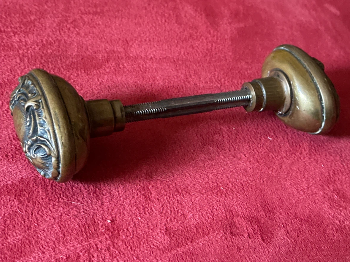 Ornate Victorian Oval door Knob Handle - photo 5