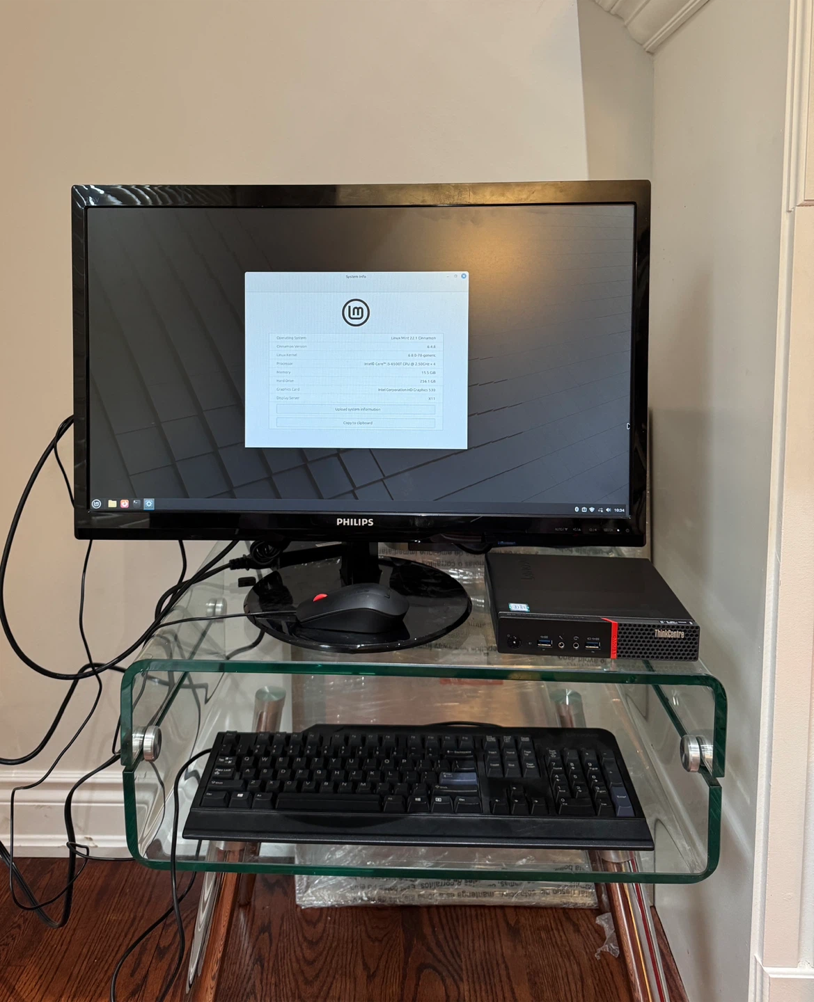 Lenovo ThinkCentre M700 Tiny Complete Desktop Computer Set