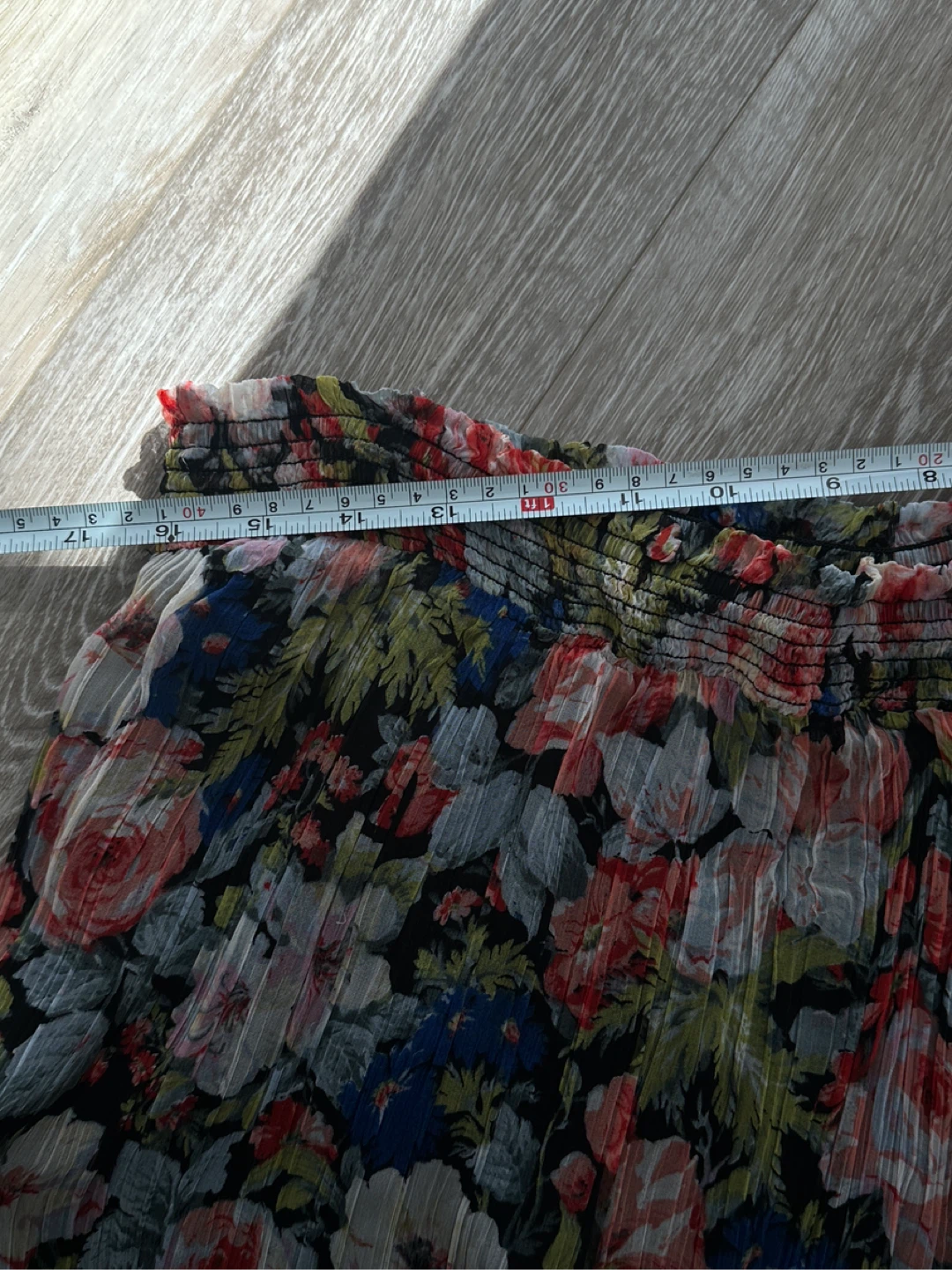Anthropologie Floral Tiered Maxi Skirt XL - photo 3