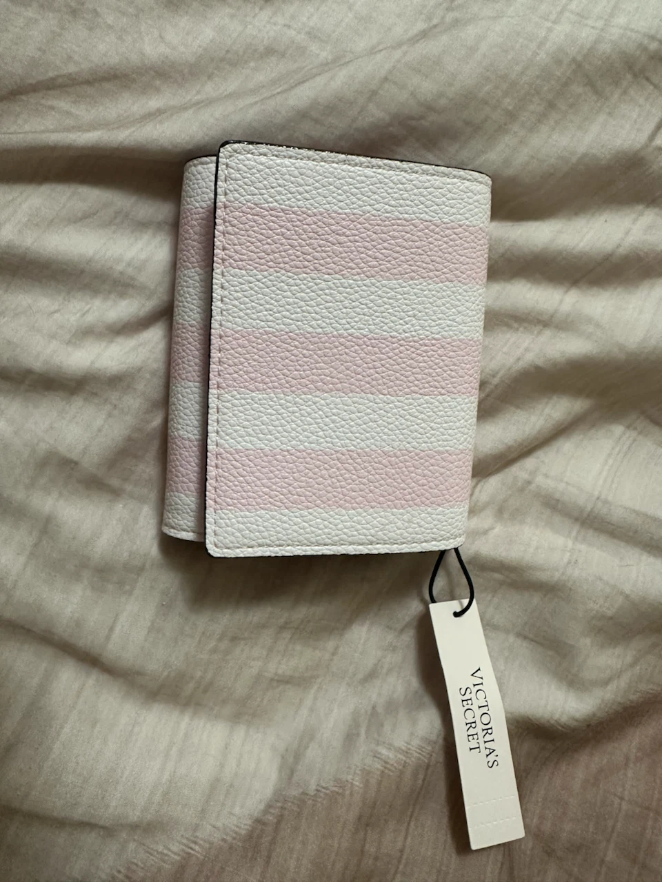 Victoria's Secret Pink Striped Trifold Wallet