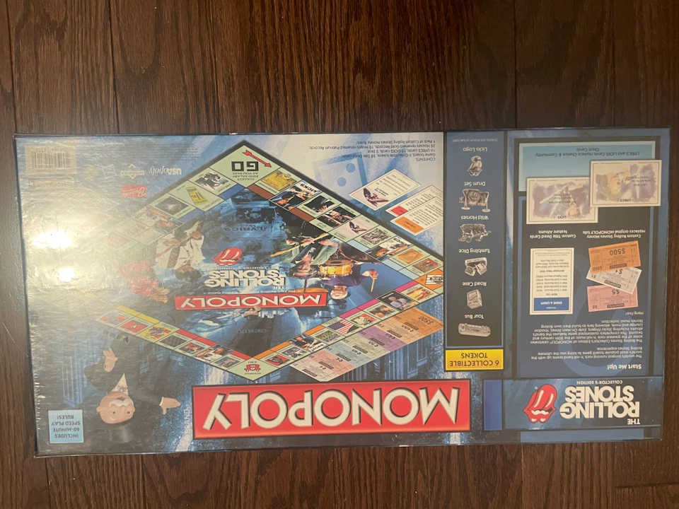 The Rolling Stones Monopoly Collector's Edition Board Game - photo 2