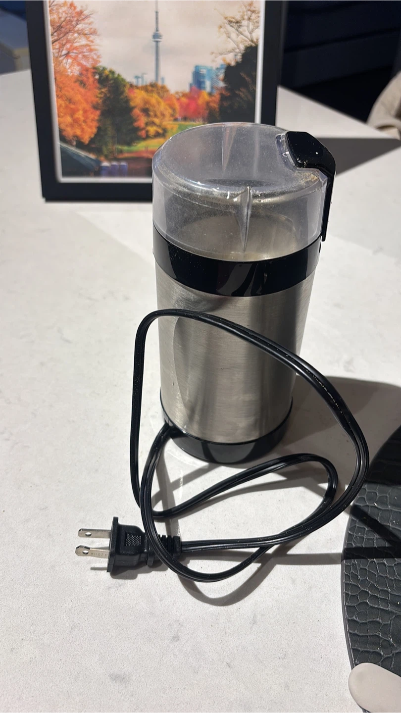 Stainless Steel Electric Spice and Coffee Grinder