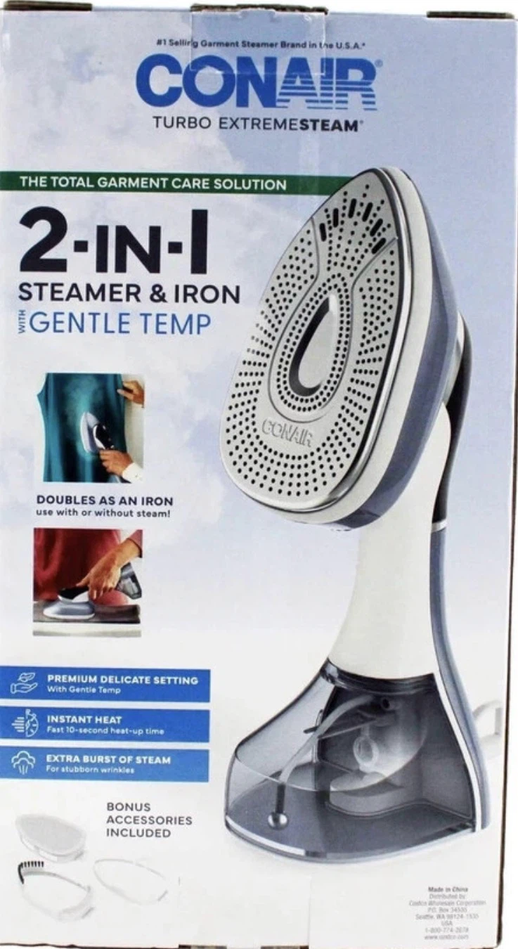 Conair Turbo ExtremeSteam 2-in-1 Steamer & Iron