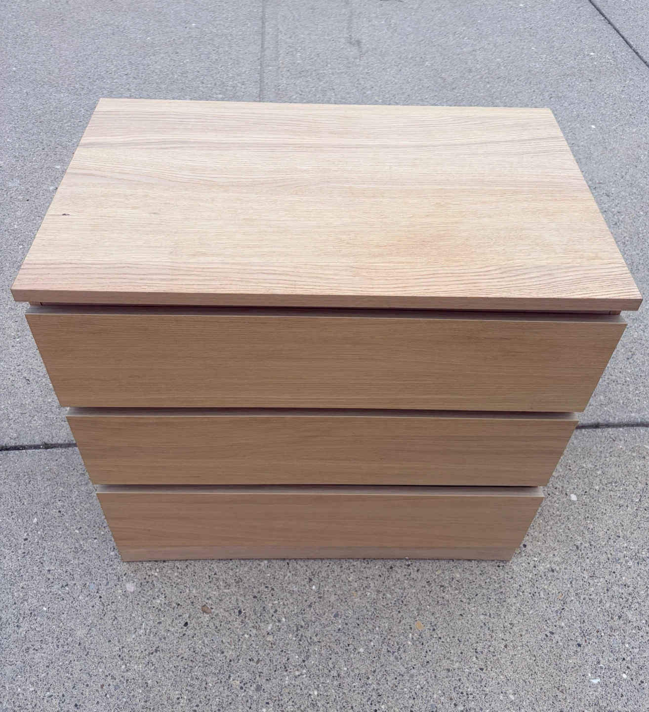 IKEA MALM dresser oak colour 3 drawers