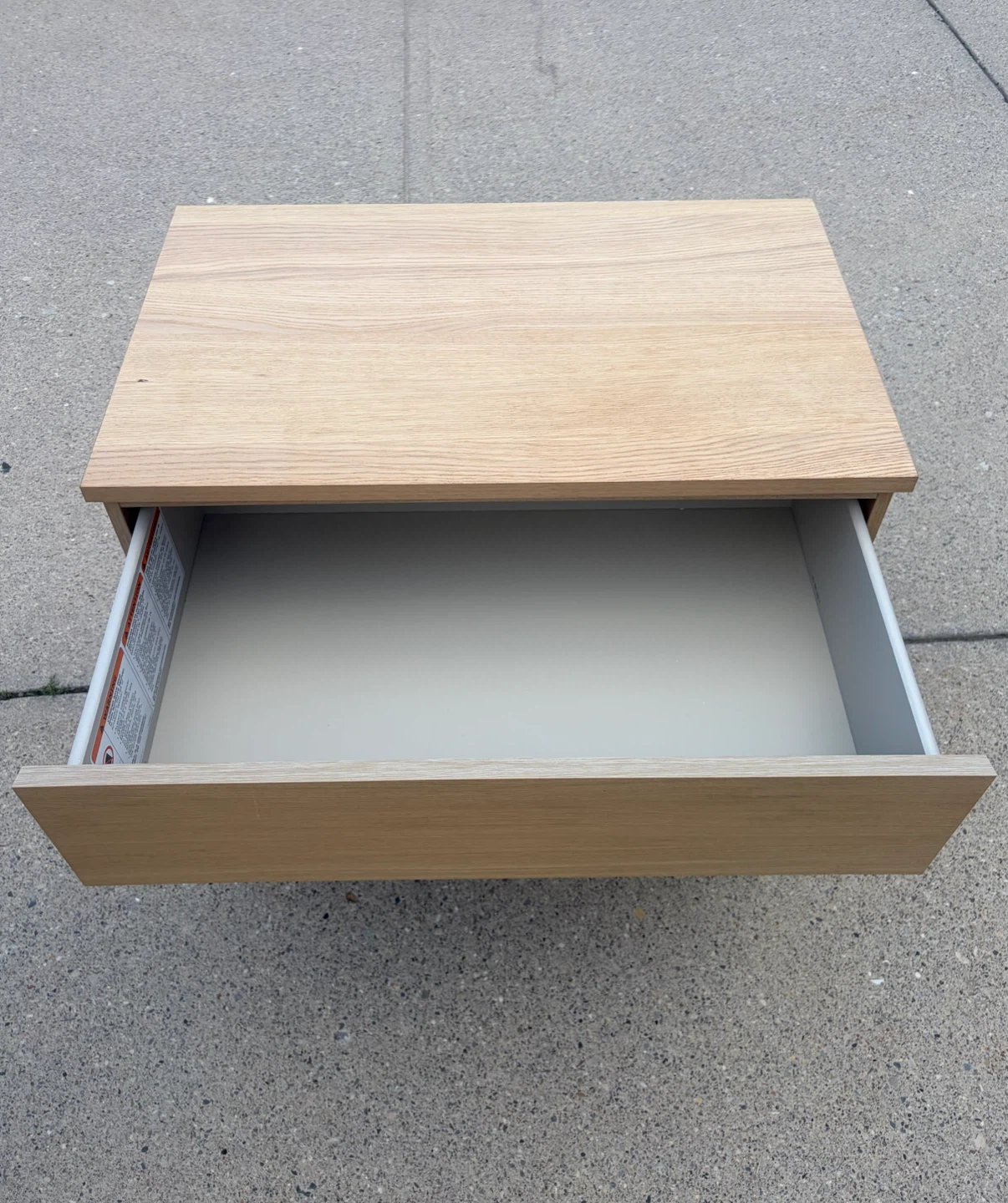 IKEA MALM dresser oak colour 3 drawers - photo 2