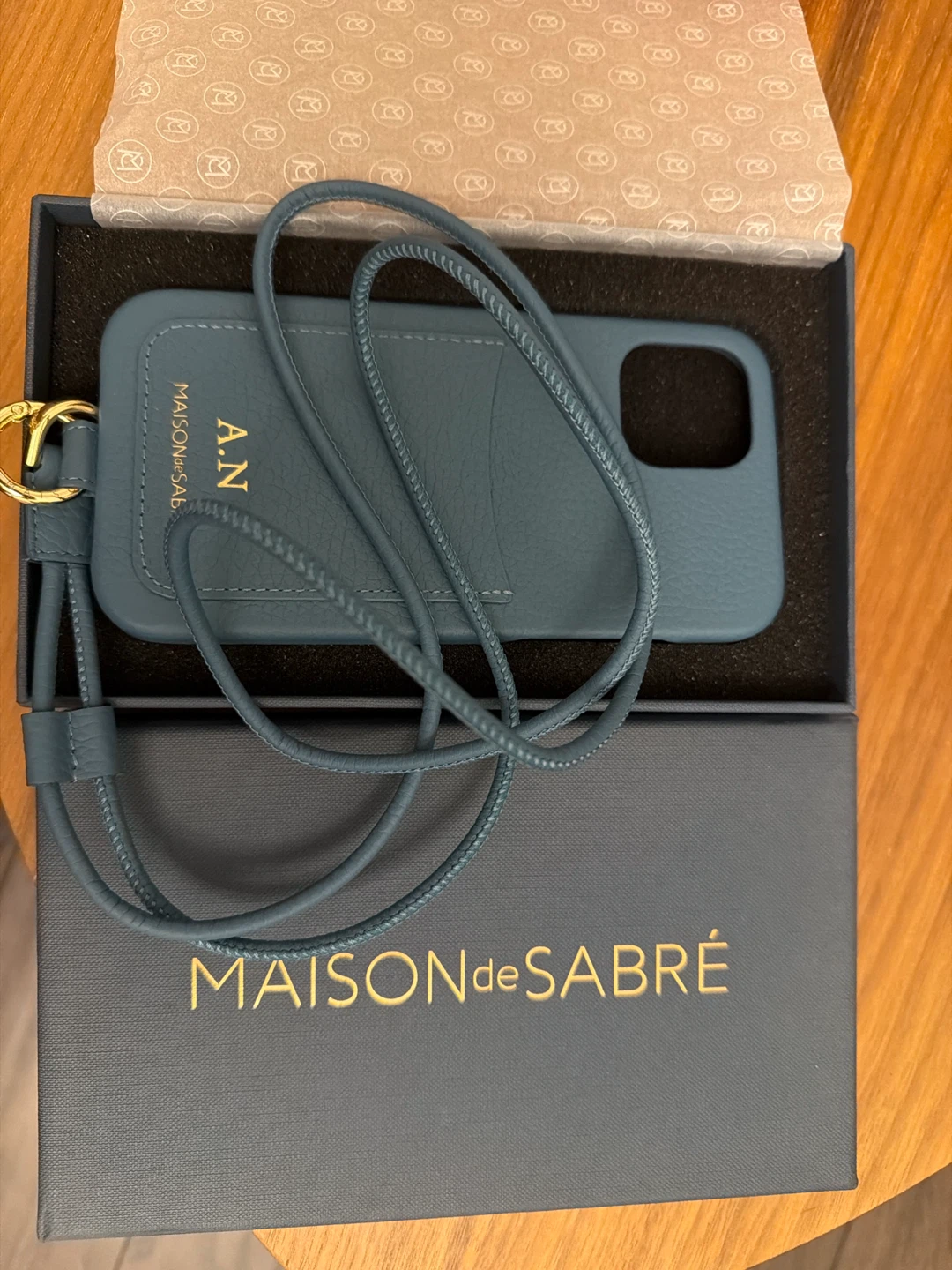 MAISON de SABRÉ Leather iPhone 12 Pro Max Phone Case