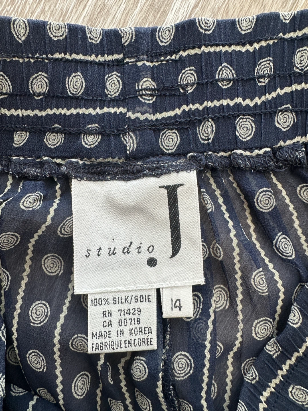 J.studio Wide Leg Silk Pants Size 14 - photo 2