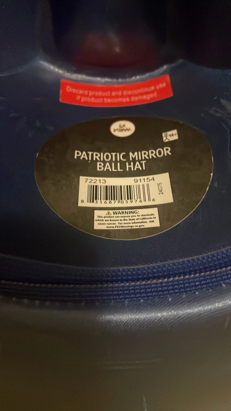 Patriotic Mirror Ball Hat - photo 2