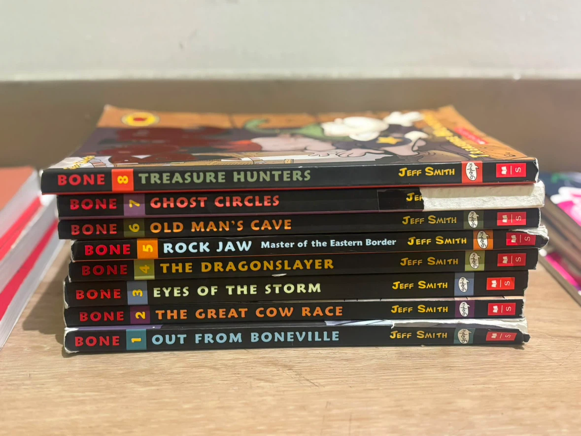 BONE Graphic Novel Collection Books 1–8 by Jeff Smith