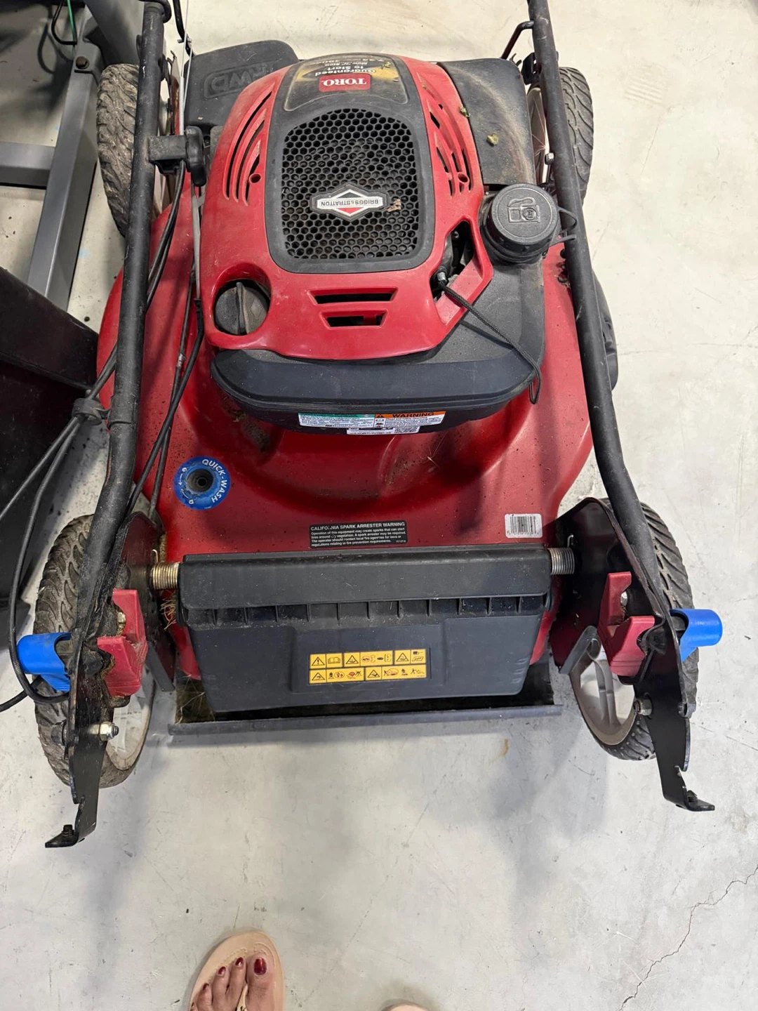 Toro Recycler SmartStow Lawn Mower 190cc - photo 2