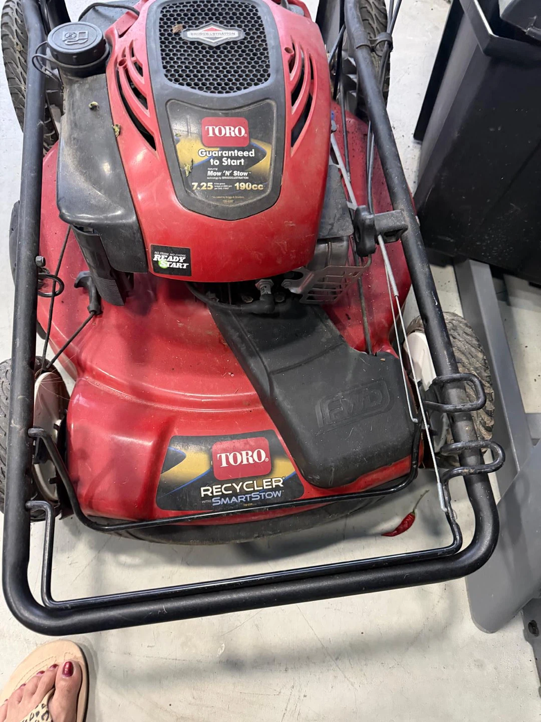 Toro Recycler SmartStow Lawn Mower 190cc - photo 3