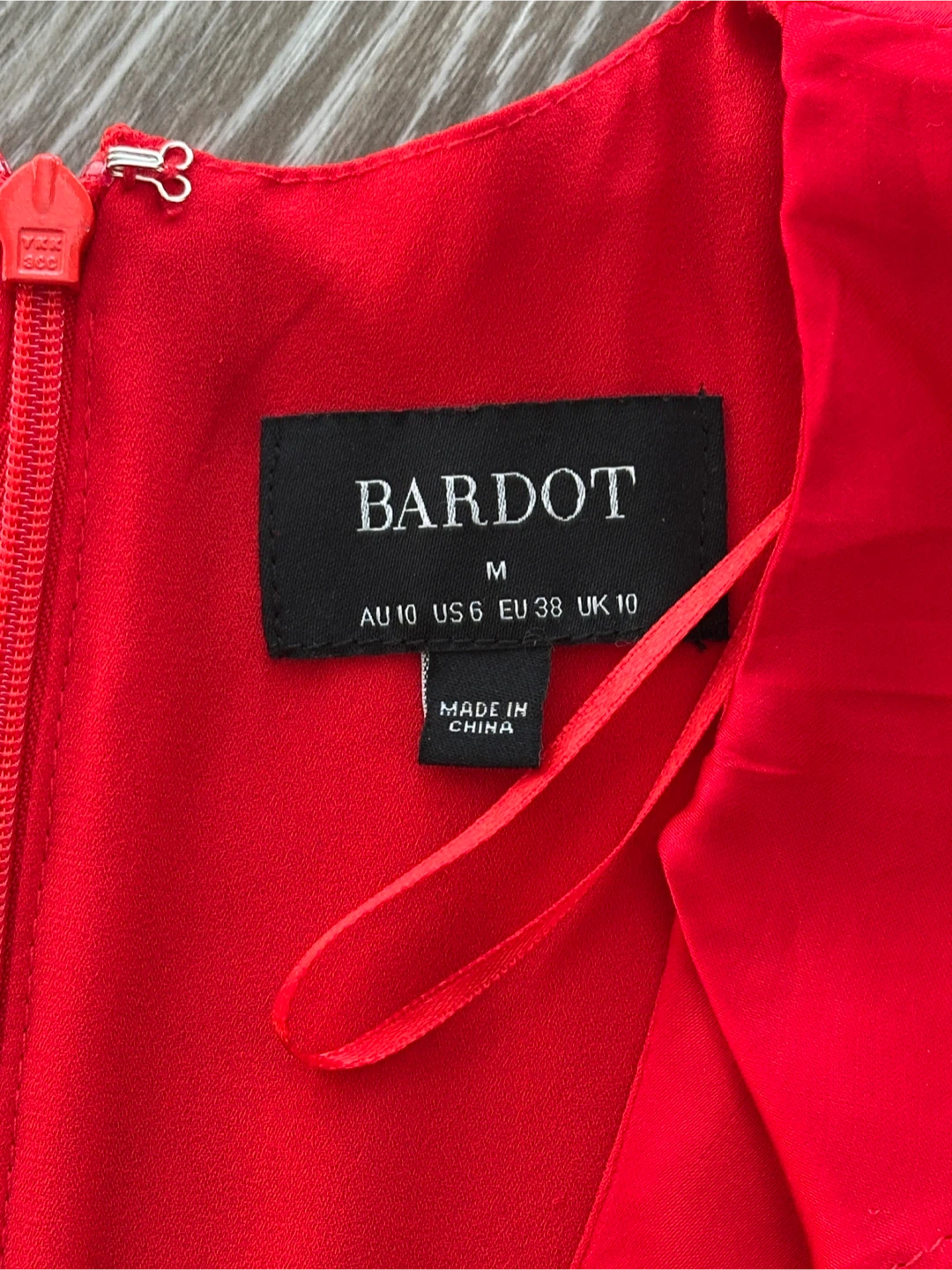 Bardot Red Wrap Dress M - photo 2