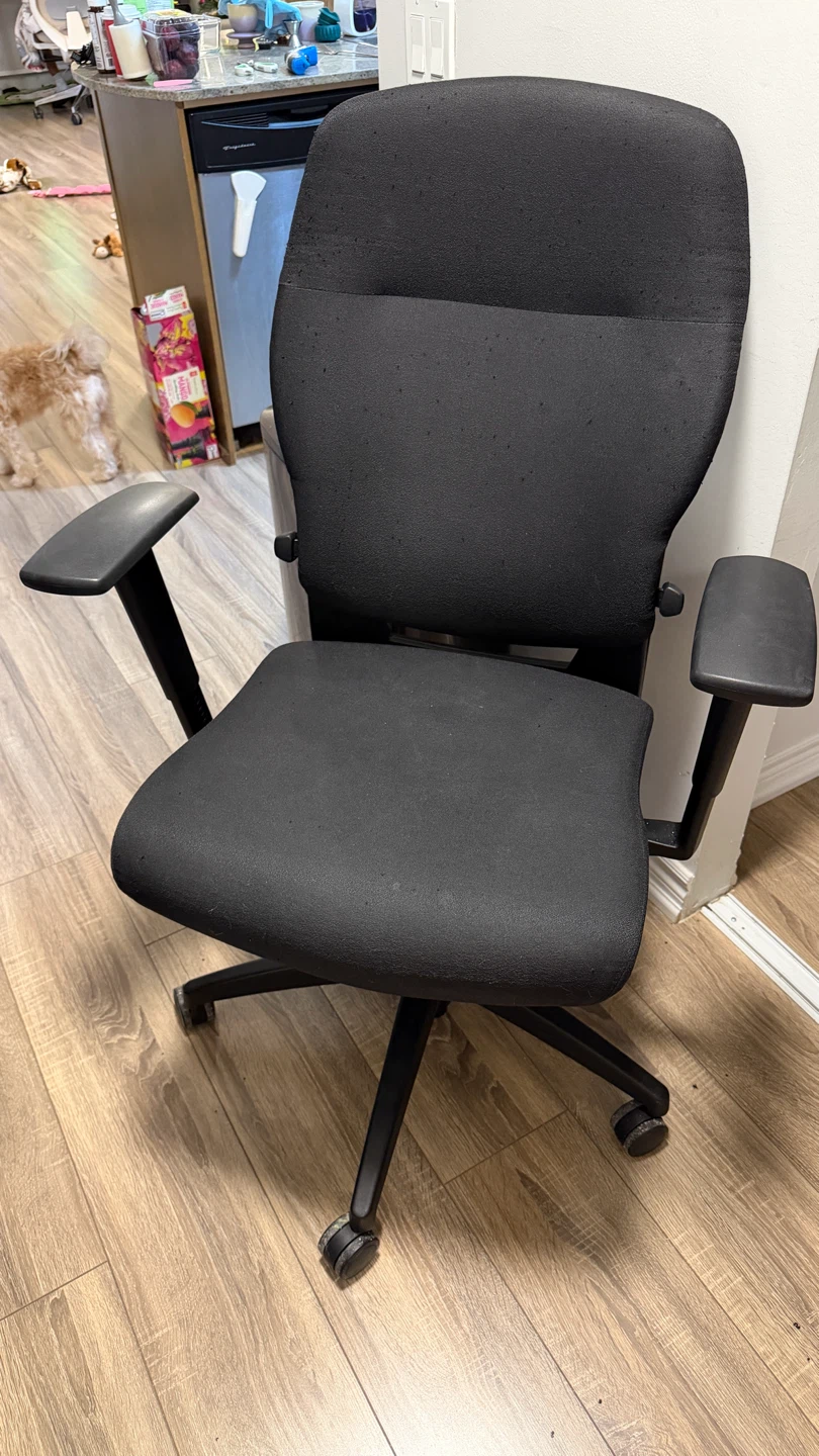 Ergonomic Black Office Chair - Teknion Savera Synchro Tilt