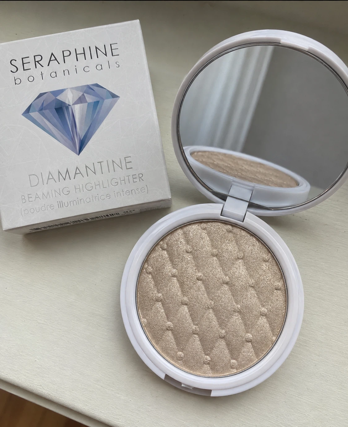 Seraphine Botanicals Diamantine Beaming Highlighter - Oyster