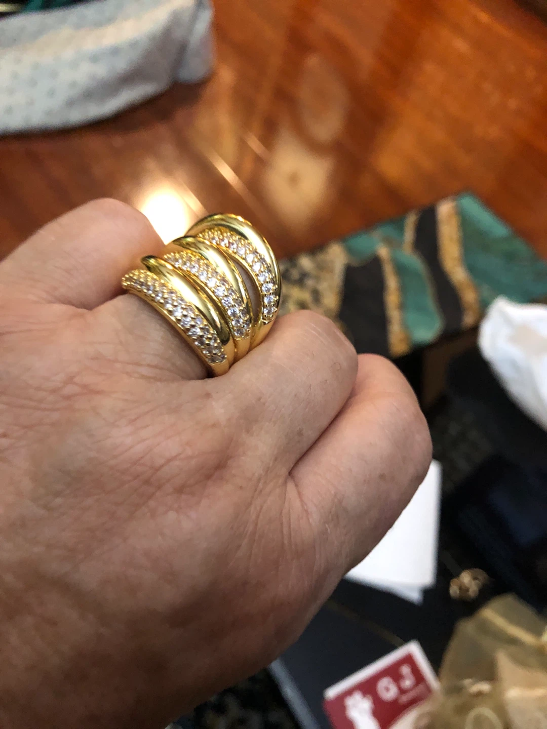 Gold- plated Ring  9 - photo 3