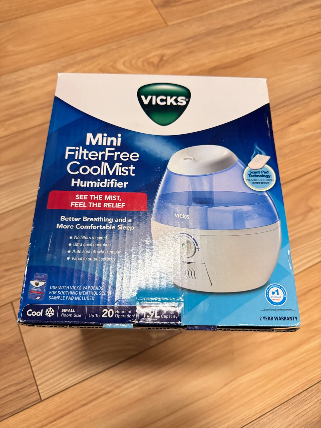 Vicks Mini FilterFree CoolMist Humidifier - photo 2