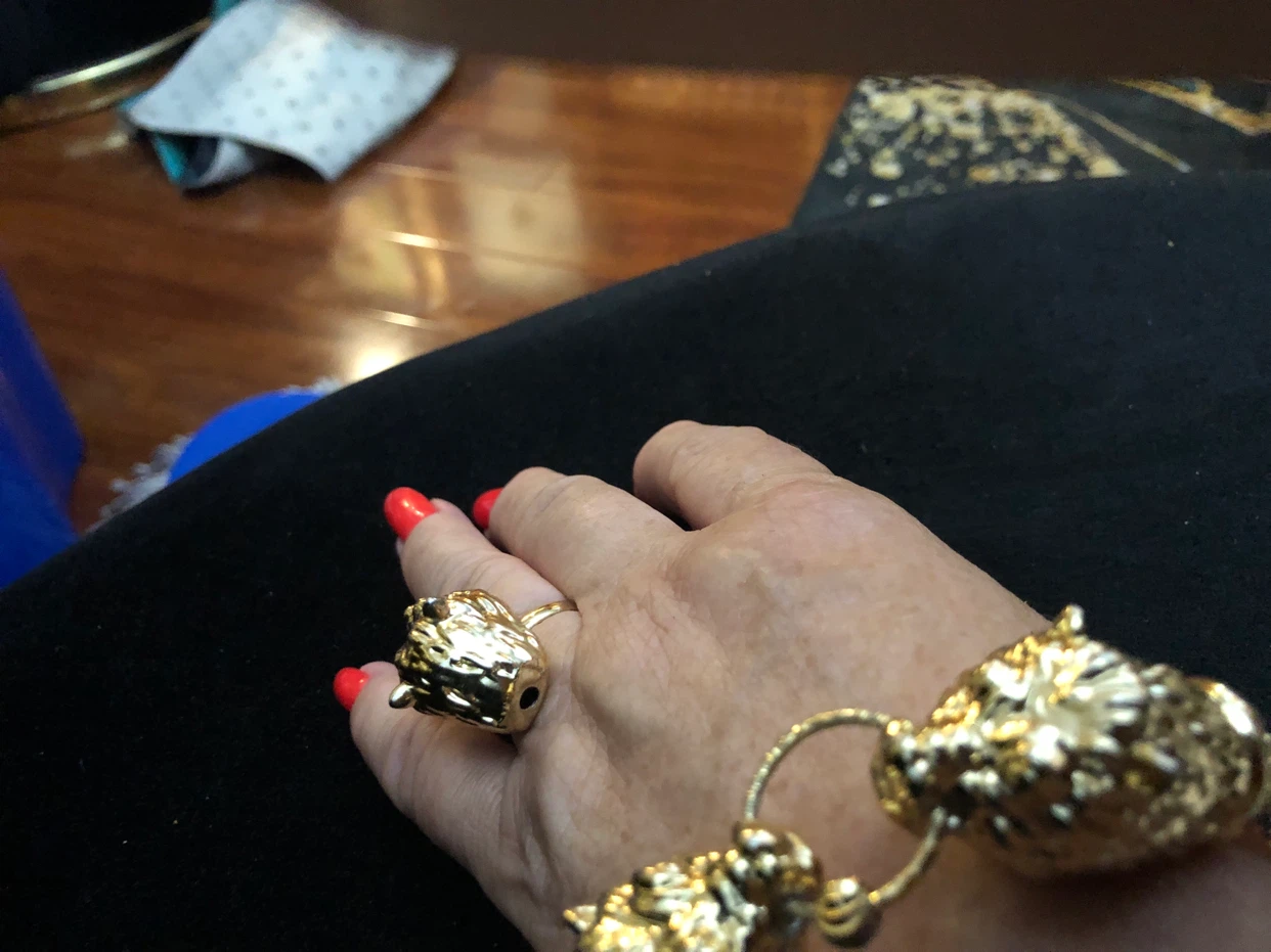 Vintage Turquoise Statement Ring - photo 3