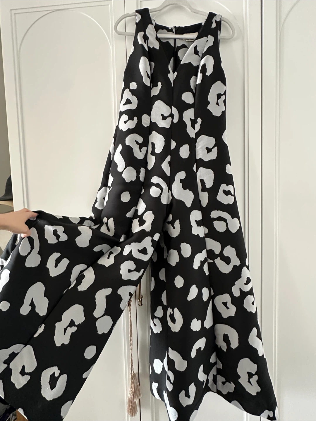 NERCHANT ARCHIVE Black & Grey Print Jumpsuit - photo 2