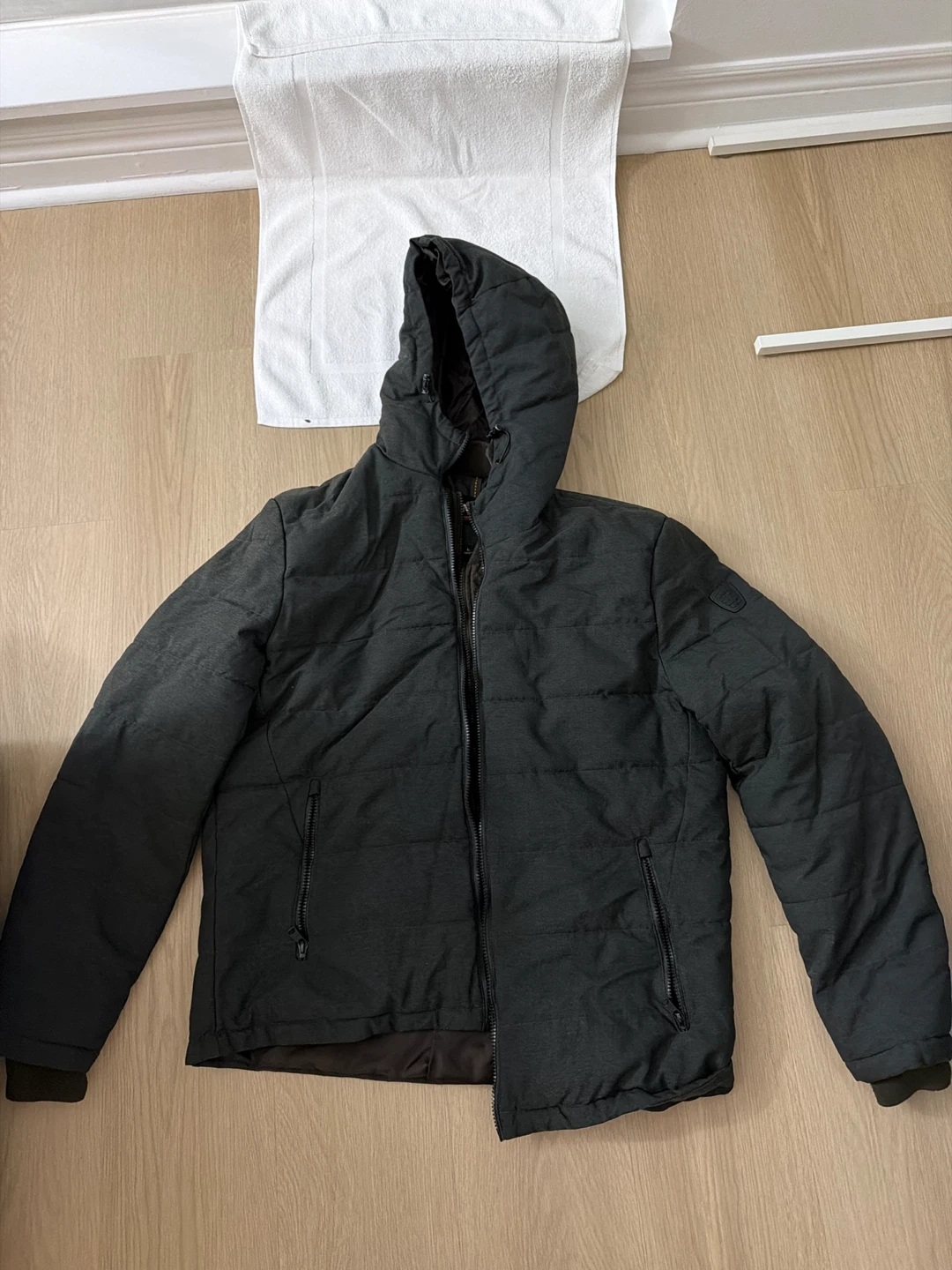 London Fog Puffer Jacket with Hood