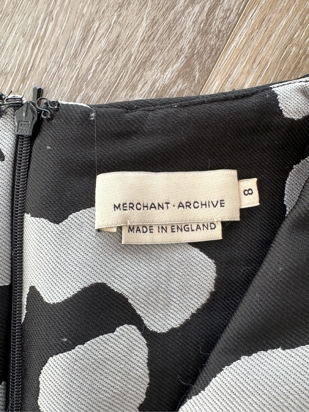 NERCHANT ARCHIVE Black & Grey Print Jumpsuit - photo 3