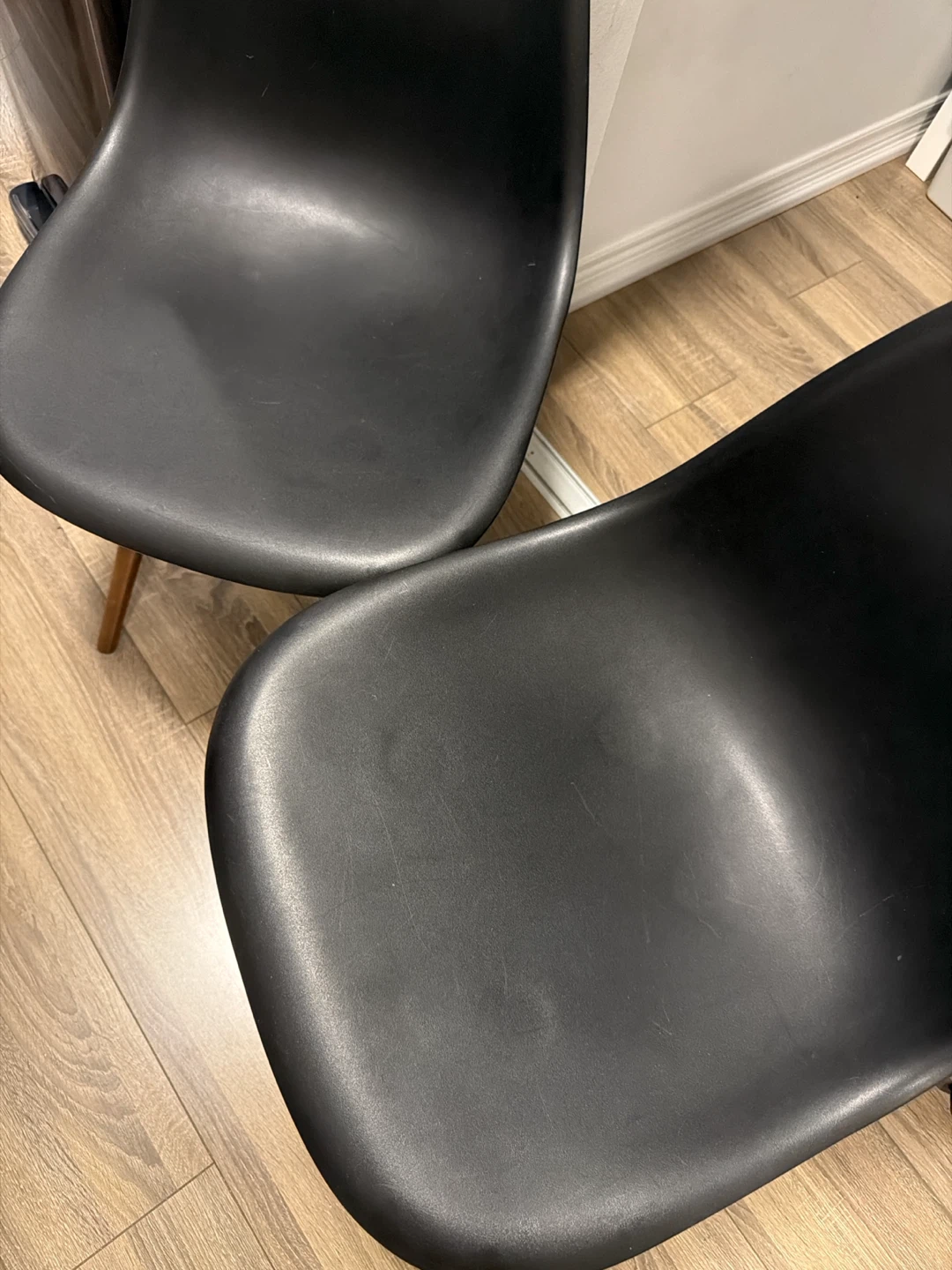 Pair of Black Dining Chairs - photo 5