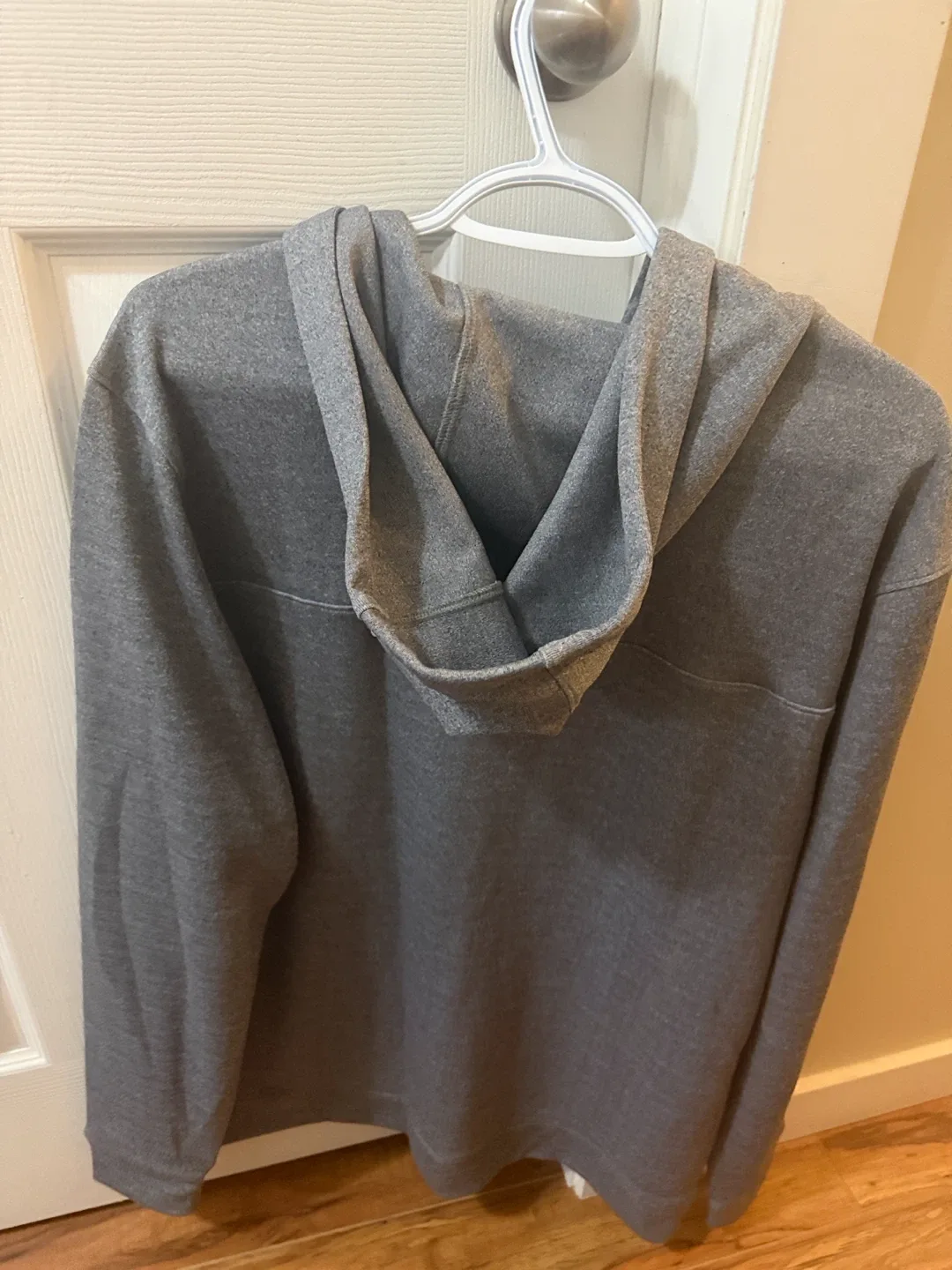 Matte Grey Zip-Up Hoodie - photo 3