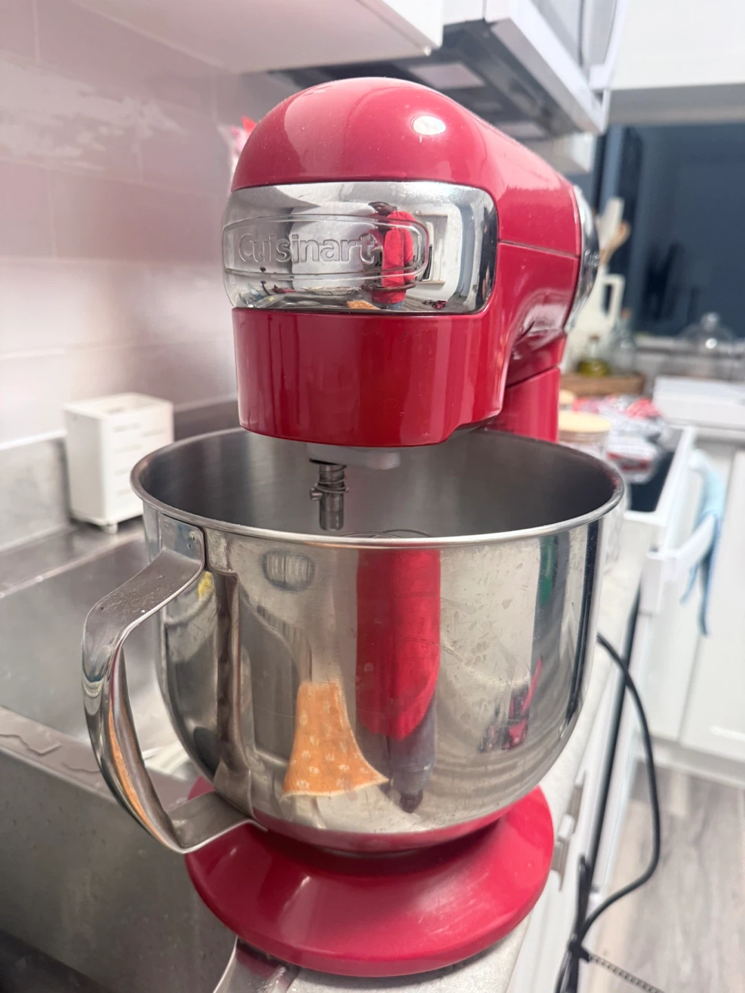 Red Cuisinart Stand Mixer