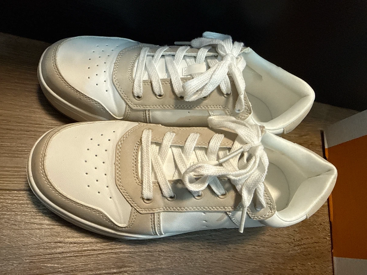 American Eagle Sneakers White/Beige Size 7.5 - photo 3