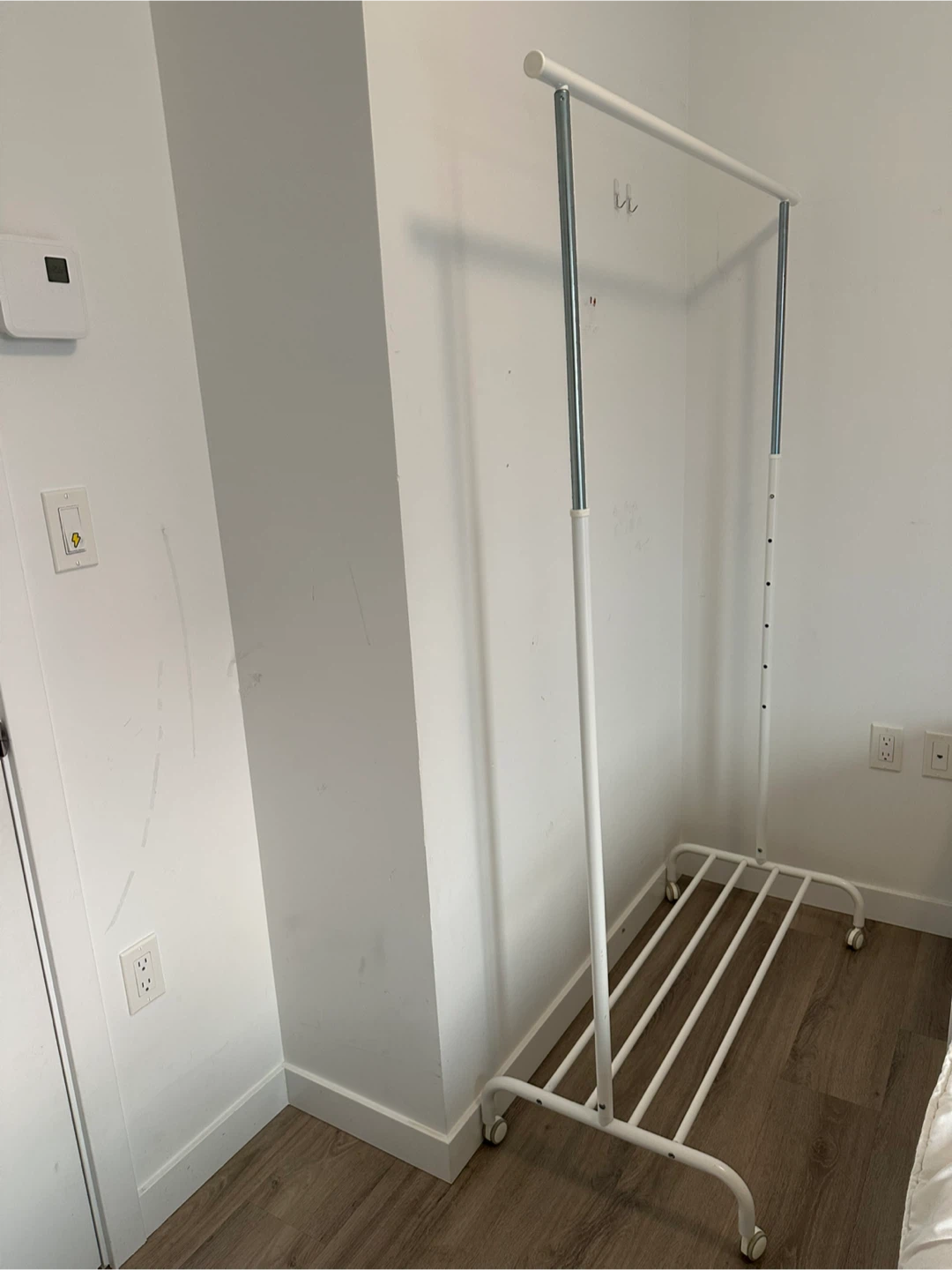 IKEA RIGGA Clothes Rack - White