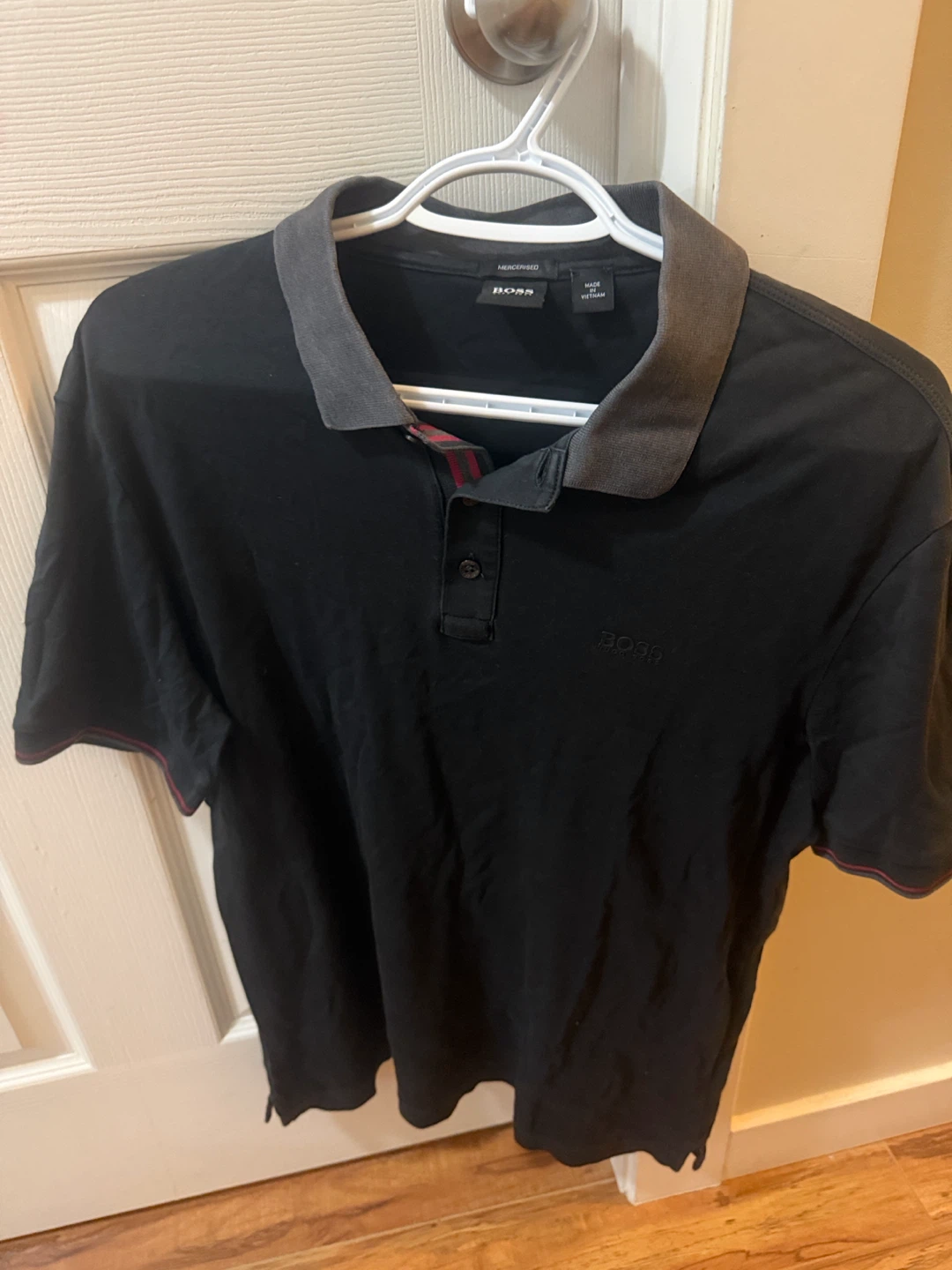 BOSS Hugo Boss Black Mercerised Polo Shirt