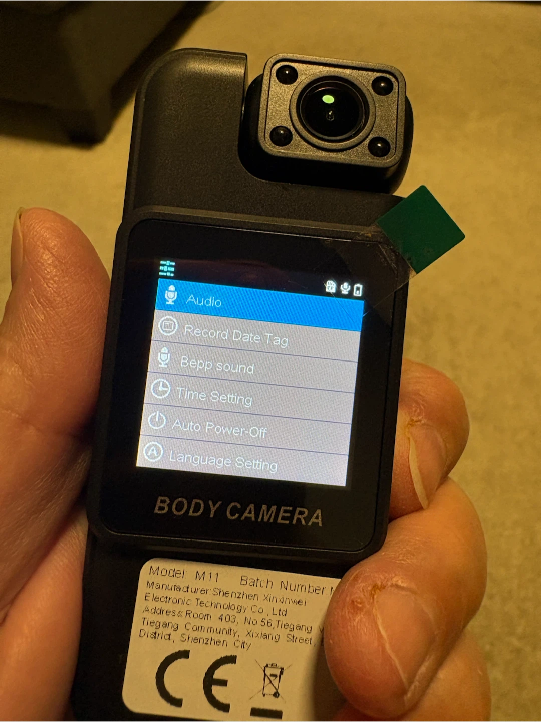 M11 1080P HD Body Camera - photo 3