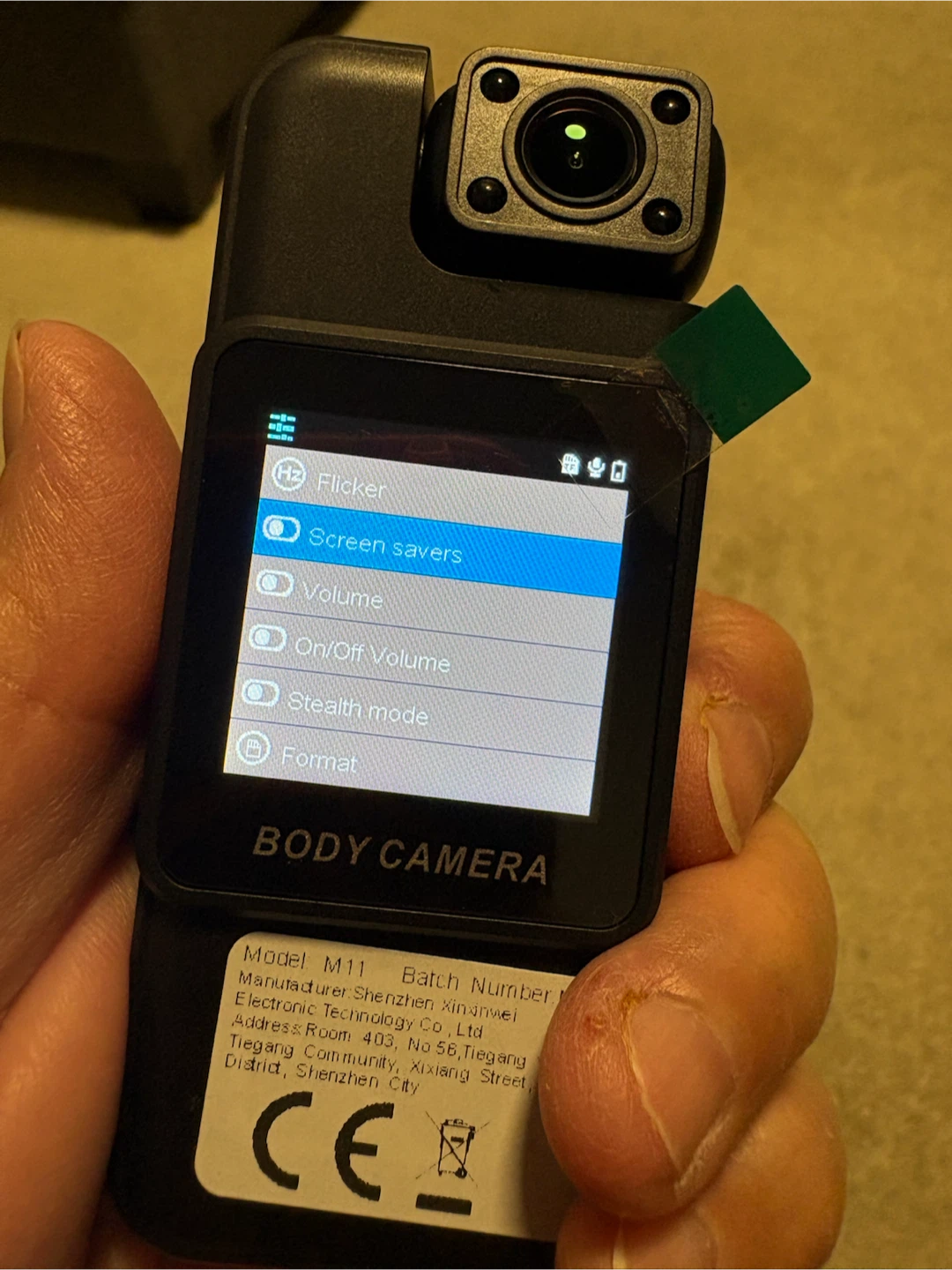 M11 1080P HD Body Camera - photo 4